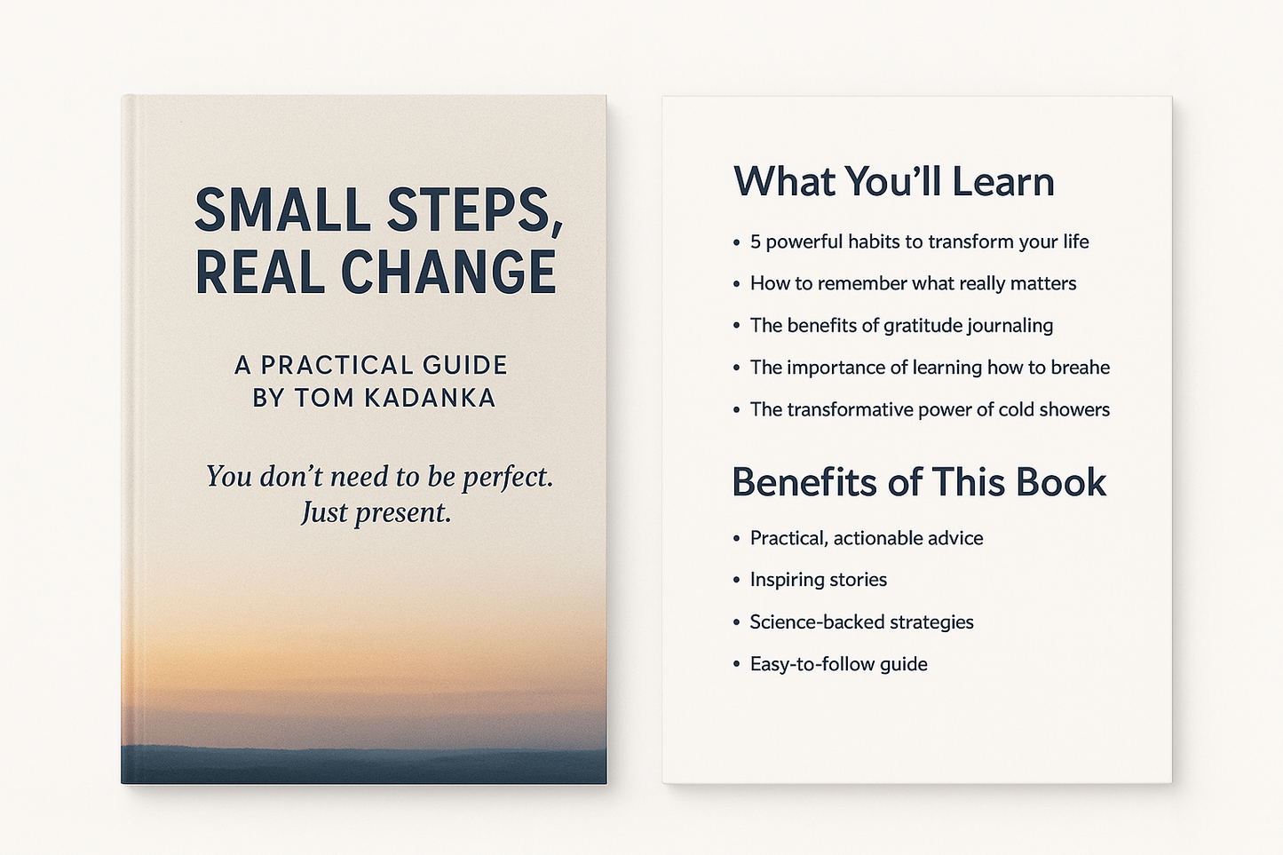 Small steps, Real Change